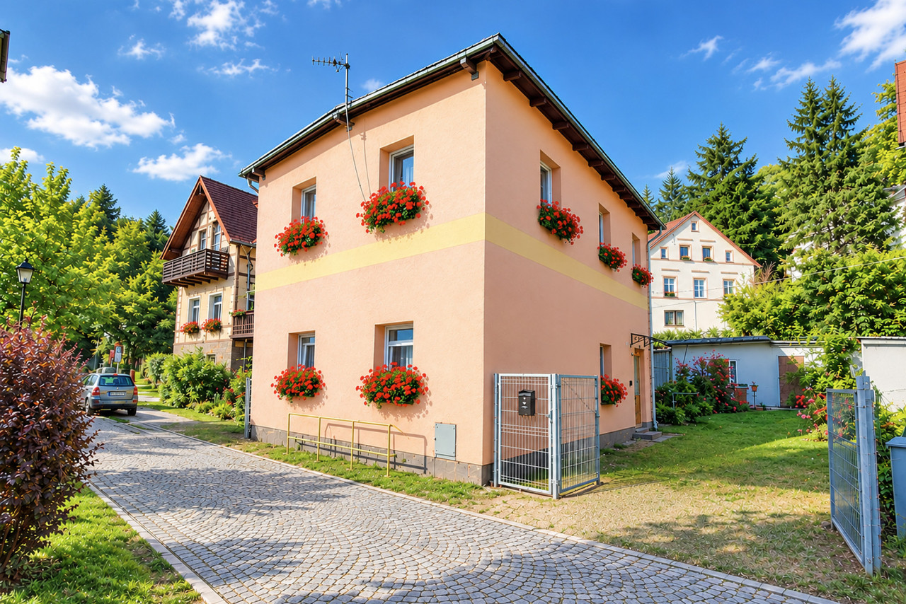 apartament nad Kamienną - widok z drona